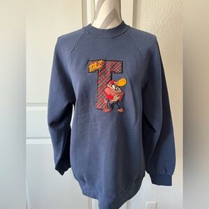 Vintage 1997 Looney Tunes Tasmanian Devil Taz Crewneck// size Small